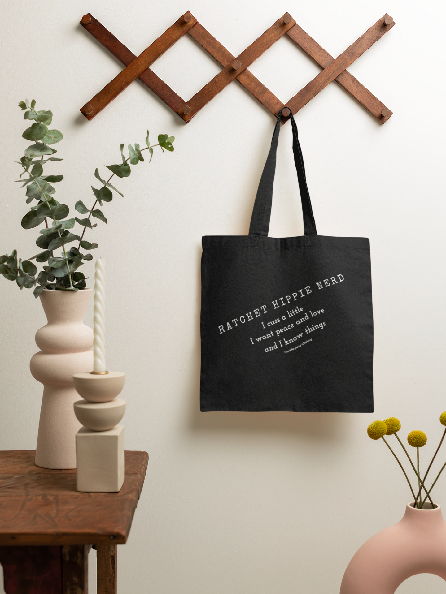 Ratchet Hippie Nerd Tote Bag