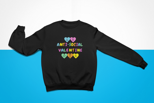 Anti-Social Valentine Unisex Sweatshirt