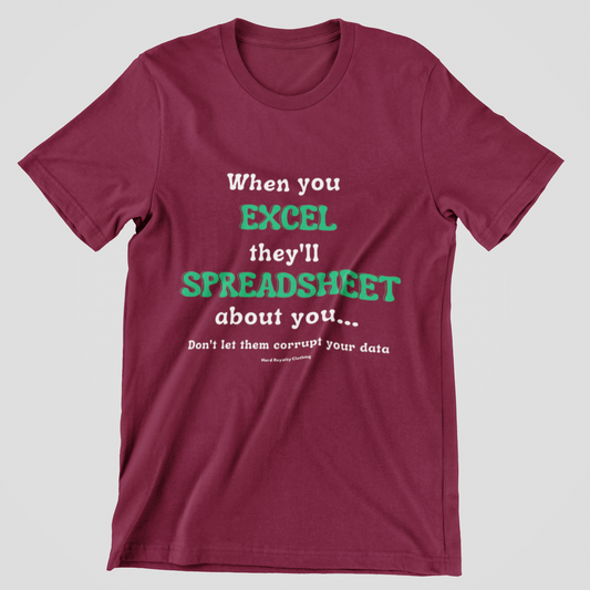 Excel Spreadsheet Unisex Shirt
